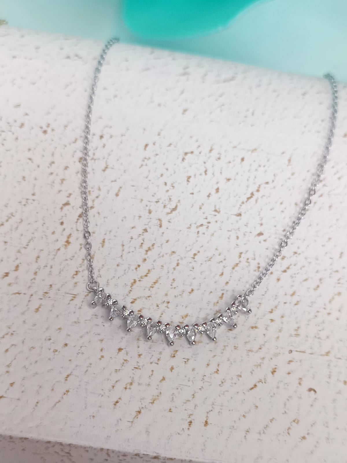 Collana corona CROWN in argento 925 con zirconi extra white.