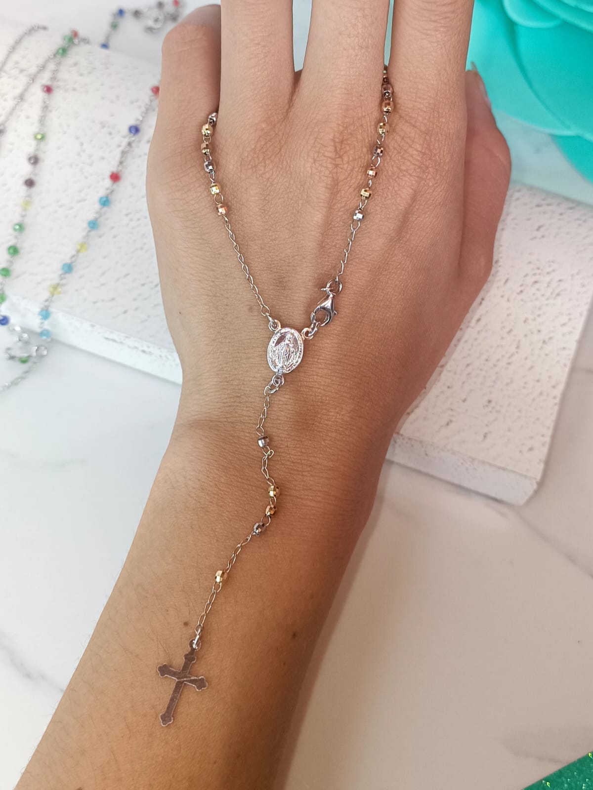 Rosario in argento 925 vari modelli.