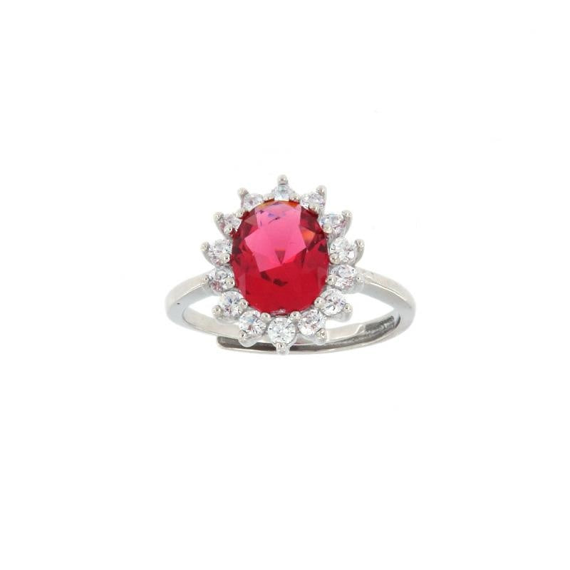 Kate Rubino Ring aus 925er Silber und Zirkonen