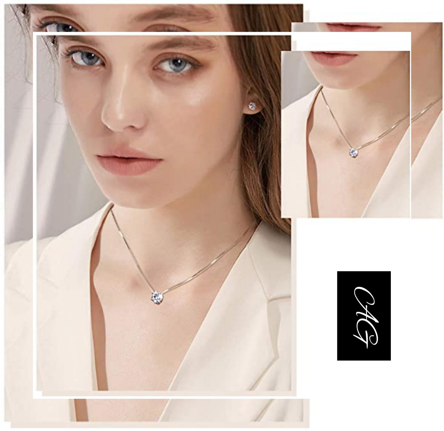 Parure Punto Luce collana e orecchini in argento 925