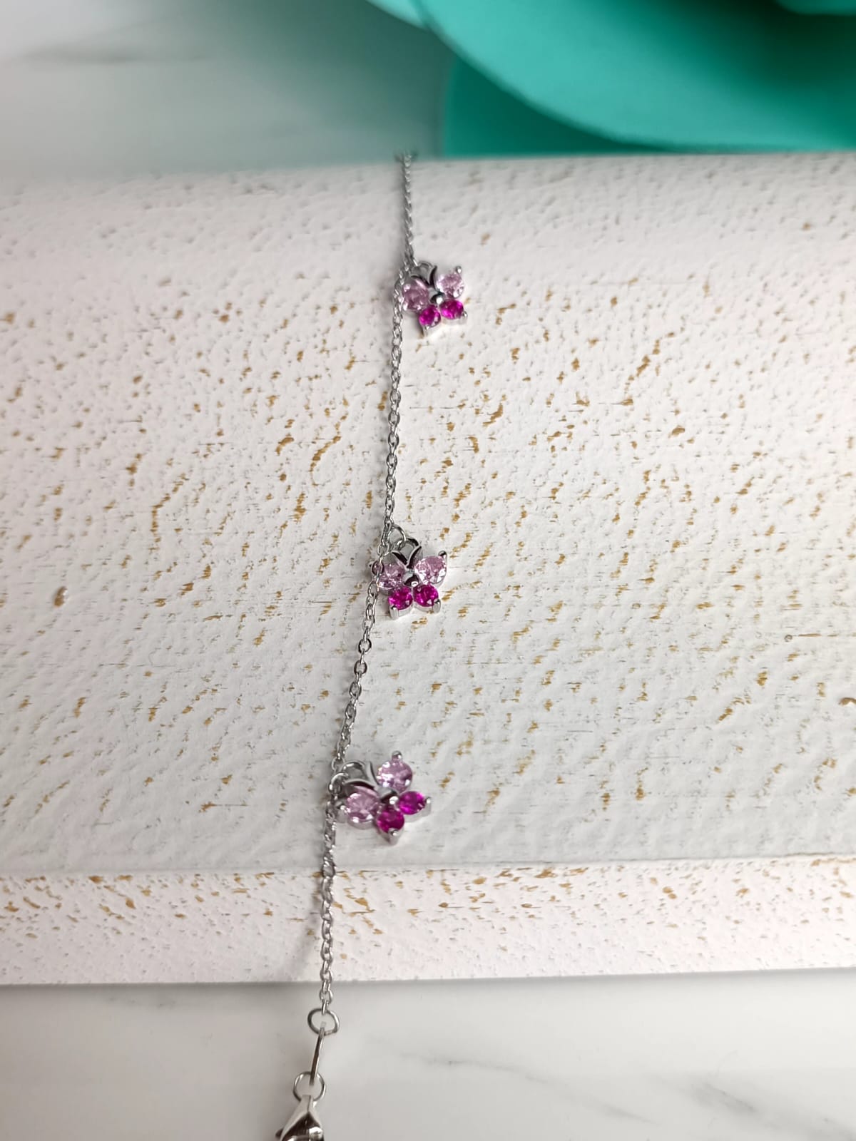 Bracciali bimba Unicorno e Farfalle in argento 925.