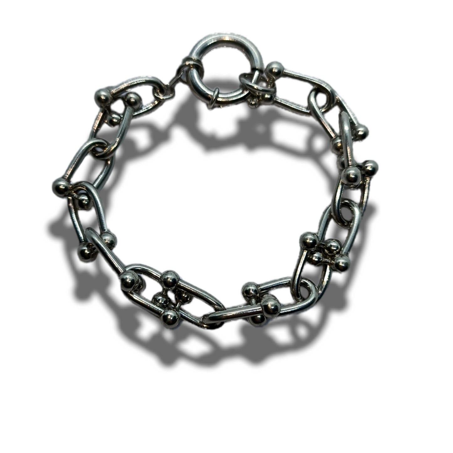 Bracciale catena Morgana maglia Grande in argento 925